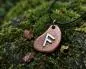 Preview: Rune Ansuz in Bronze und Silber